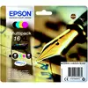 Image de Epson 16 XL ''Stylo à plume'' Cartouche d'encre originale grande capacité DURABrite Ultra - Pack de 4 (Noir, Cyan, Magenta, Jaune)