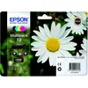 Image de Epson 18 ''Pâquerette'' Cartouche d'encre originale Claria Home C13T18064012 - Pack de 4 (Noir, Cyan, Magenta, Jaune)