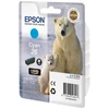 Image de Epson 26 ''Ours Polaire'' Cartouche d'encre originale Claria Premium C13T26124012 - Cyan