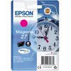 Image de Epson Alarm clock Cartouche 'Réveil' 27 - Encre DURABrite Ultra M, Rendement standard, Encre à pigments, 3,6 ml, 300 pages, 1 pièce(s) C13T27034012