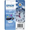 Image de Epson Alarm clock Multipack 'Réveil' 27 - Encre DURABrite Ultra C,M,J, Encre à pigments, 3,6 ml, 300 pages, 1 pièce(s), Multi pack C13T27054022