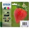 Image de Epson Strawberry Multipack 'Fraise' 29XL - Encre Claria Home N,C,M,J, Noir, Cyan, Magenta, Jaune, 11,3 ml, 6,4 ml, 1 pièce(s), 470 pages, Multi pack C
