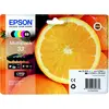 Image de Epson 33 ''Oranges'' Cartouche d'encre originale Claria Premium C13T33374011 - Pack de 5 (Noir, Noir Photo, Cyan, Magenta, Jaune)