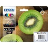 Image de Epson 202 ''Kiwi'' Cartouche d'encre originale Claria Premium C13T02E74010 - Pack de 5 (Noir, Noir Photo, Cyan, Magenta, Jaune)