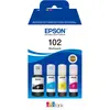 Image de Epson 102 Recharge d'encre originale EcoTank C13T03R640 - Pack de 4 (Noir, Cyan, Magenta, Jaune)