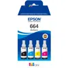 Image de Epson 664 EcoTank 4-colour Multipack, Original, Noir, Cyan, Magenta, Jaune, EcoTank L555 EcoTank L355 EcoTank ET-4500 EcoTank ET-2650 EcoTank ET-2600