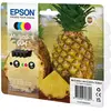 Image de Epson 604, Rendement standard, Noir, Cyan, Magenta, Jaune, 3,4 ml, 2,4 ml, 4 pièce(s), Multi pack C13T10G64020