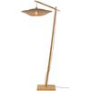 Image de GOOD & MOJO - Lampadaire Kalimantan - Bois naturel - Bambou