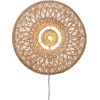 Image de GOOD & MOJO - Applique avec prise Arizona - Beige - Rotin