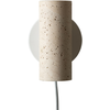 Image de It's about Romi - Applique avec prise Tivoli - Blanc - Travertin