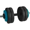Image de Haltère réglable en matière synthétique Avento Noir 15 kg 42DF-BLK