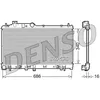 Image de Radiateur, refroidissement moteur DENSO DRM36008