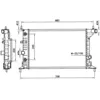 Image de Radiateur, refroidissement moteur NRF 519516