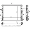 Image de Radiateur, refroidissement moteur NRF 53936