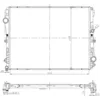 Image de Radiateur, refroidissement moteur NRF 50041
