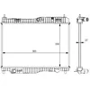 Image de Radiateur, refroidissement moteur NRF 59134