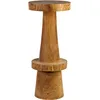 Image de Pols Potten - Tabouret de bar Tabouret bois - Bois naturel - Bois de Dimb