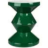 Image de POLSPOTTEN - Tabouret Zig Zag - Vert - Polyester - Designer studio pp