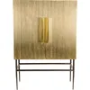 Image de Pols Potten - Buffet Ribbel - Or - MDF revêtu de laiton martelé