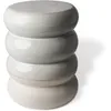 Image de Pols Potten - Table d'appoint Tabouret céramique - Blanc - Céramique