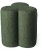 Image de Pols Potten - Pouf Pouf forme - Vert - Tissu bouclette
