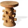 Image de POLSPOTTEN - Tabouret Tabouret bois - Bois naturel - Bois de Dimb