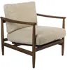Image de Pols Potten - Fauteuil rembourré Fauteuil bois - Beige - Frêne massif FSC