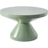 Image de POLSPOTTEN - Table basse Zig Zag - Vert - Polyester laqué
