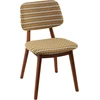 Image de POLSPOTTEN - Chaise rembourrée Happy Days - Jaune - Frêne