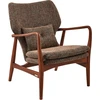 Image de Pols Potten - Fauteuil rembourré Peggy - Marron - Frêne