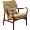 Image de Pols Potten - Fauteuil rembourré Peggy - Jaune - Frêne