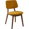 Image de POLSPOTTEN - Chaise rembourrée Happy Days - Jaune - Frêne