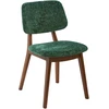 Image de POLSPOTTEN - Chaise rembourrée Happy Days - Vert - Frêne
