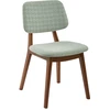 Image de POLSPOTTEN - Chaise rembourrée Happy Days - Vert - Frêne