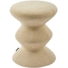 Image de POLSPOTTEN - Tabouret rembourré Zig Zag - Beige - Mousse