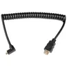 Image de Caruba HDMI-MicroHDMI câble extensible coudé 45 cm