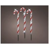 Image de Deco noel, 3 Sucre D'Orge Lumineux 61 Cm