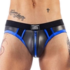 Image de Jockstrap en néoprène JOCK BRIEF Mr B Noir-Bleu XS