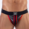 Image de Jockstrap en néoprène Mister B Noir-Rouge XS
