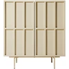 Image de HK LIVING - Buffet - Beige - MDF laqué