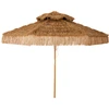 Image de HK LIVING - Parasol Raffia patio - Beige - Raphia synthétique