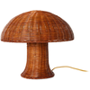 Image de HK LIVING - Lampe de table Rattan - Marron - Rotin