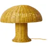 Image de HK LIVING - Lampe de table Rattan - Jaune - Rotin