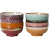 Image de HK LIVING - Bol 70s ceramics - Multicolore - Grès émaillé
