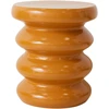 Image de HK LIVING - Table d'appoint Allure - Marron - Terre cuite émaillée