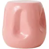 Image de HK LIVING - Table d'appoint Currents - Rose - Céramique émaillée