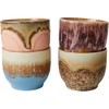 Image de HK LIVING - Tasse à espresso 70s ceramics - Multicolore - Grès émaillé