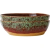 Image de HK LIVING - Assiette creuse 70s ceramics - Multicolore - Grès émaillé