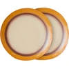 Image de HK LIVING - Assiette 70s ceramics - Multicolore - Grès émaillé