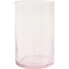 Image de HK LIVING - Verre Tube - Rose - Verre texturé